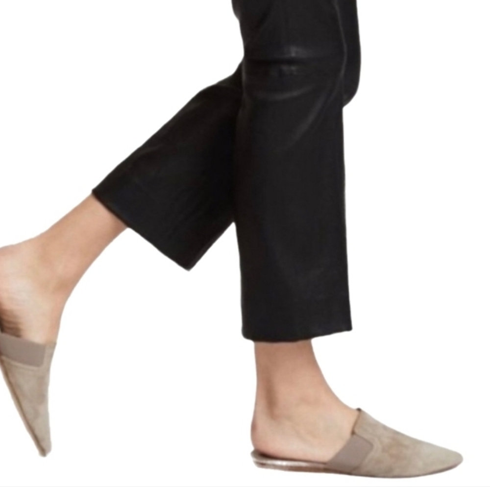 VINCE 'Nadette' Beige Suede Ppinted-toe Mules, Sz 8, Retail $295